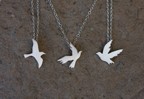 Silver bird pendants (08-SP, 08-DP, 08-BP)