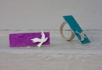Silver and aluminium rings (08-DR-P, 08-SR-T)